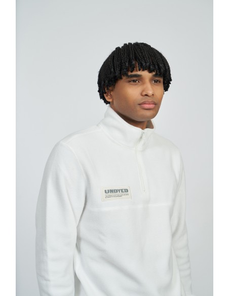 Polar Umbro Undyed 1/4 Zip Fleece Natural
