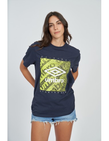 Camiseta Umbro FW Grain Graphic Tee Dark Navy