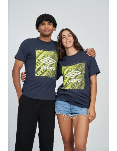 Camiseta Umbro FW Grain Graphic Tee Dark Navy