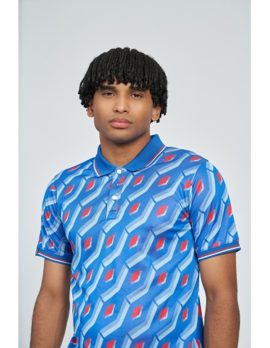 polo umbro hombre jacquard quetzal azul