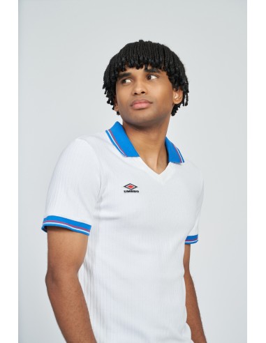 camiseta umbro hombre rib tennis blanca