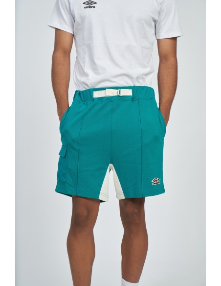 short umbro hombre panelled quetzal verde