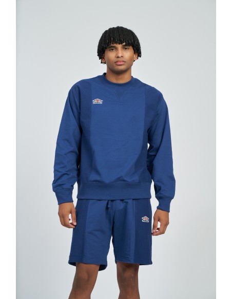 sudadera umbro hombre textured azul