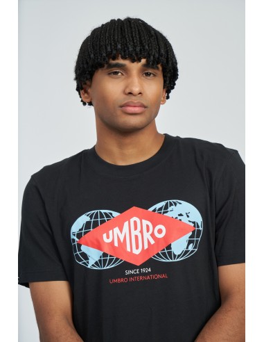 camiseta umbro hombre international negro