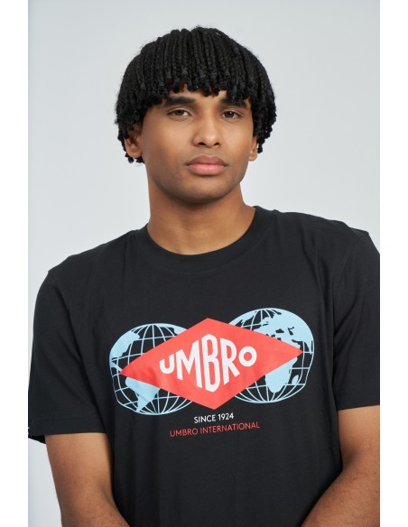 camiseta umbro hombre international negro