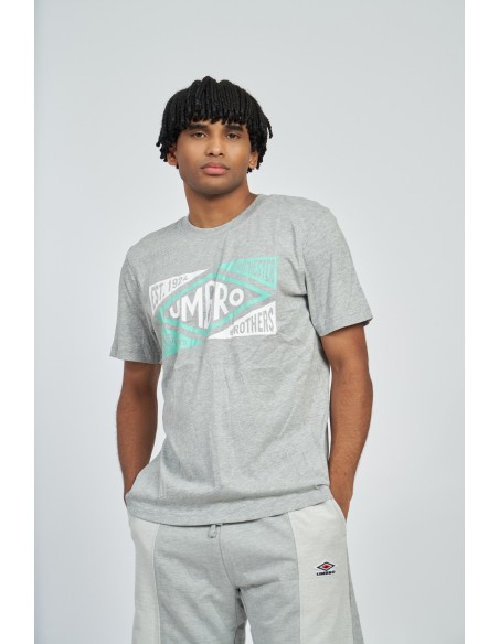 camiseta umbro hombre origins gris
