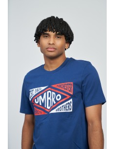 camiseta umbro hombre origins azul 2