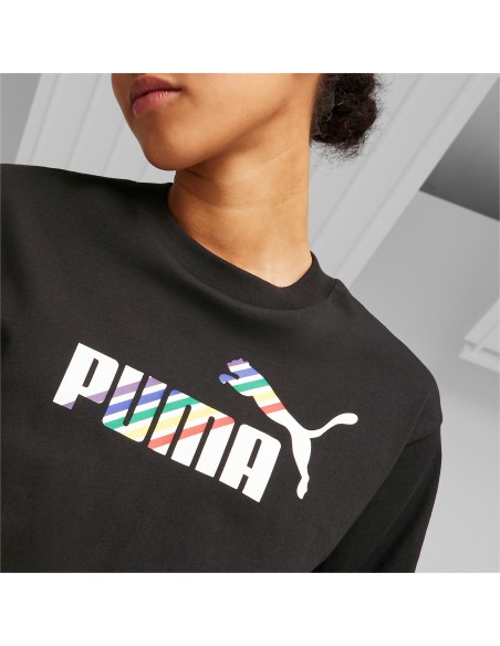 Camiseta Puma Mujer Ess+ Negra