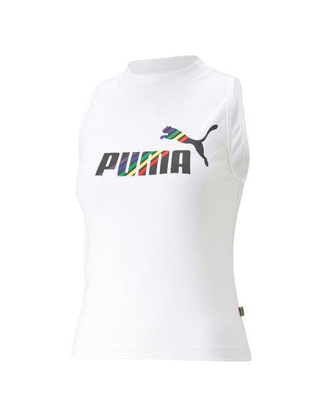 Camiseta Puma Mujer Ess+ Blanca