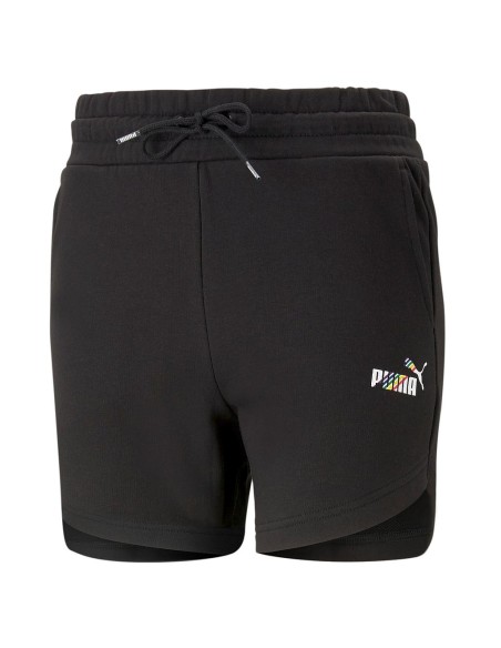 Short Puma Mujer Ess+ Negro