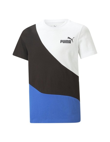 Camiseta Power Puma Junior Blanca