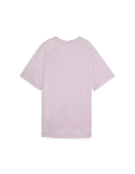 Camiseta Puma Mujer Evostripe Graphic Malva