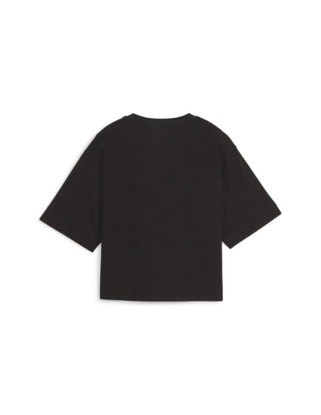 Camiseta Puma Mujer Power Cropped Negra