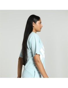 Camiseta Puma Mujer Power Cropped Azul 2