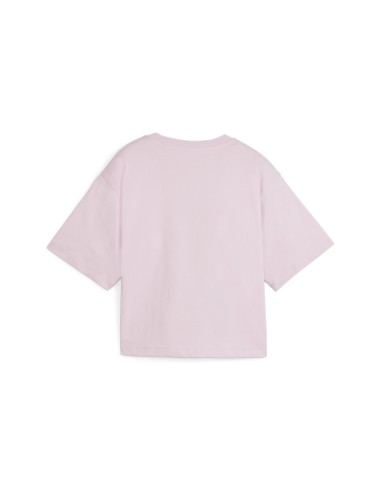 Camiseta Puma Mujer Power Cropped Malva