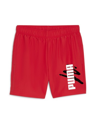 Short Puma Logo Rojo