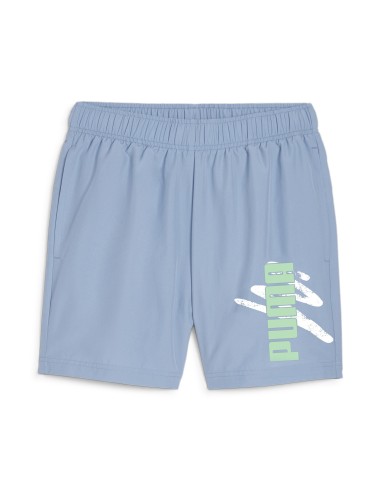 Short Puma Logo Azul