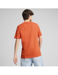 Camiseta Puma Hombre Graphics No. 1 Logo Naranja 2