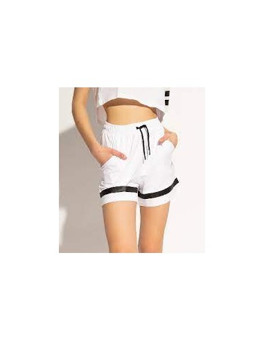 Short Fila Mujer Jaka High Waist Sporty Blanco