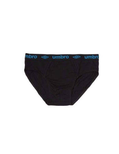 Slip Umbro Cotton Negro y Azul