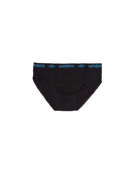 Slip Umbro Cotton Negro y Azul