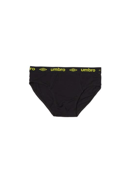 SLIP UMBRO COTTON NEGRO Y LIMA