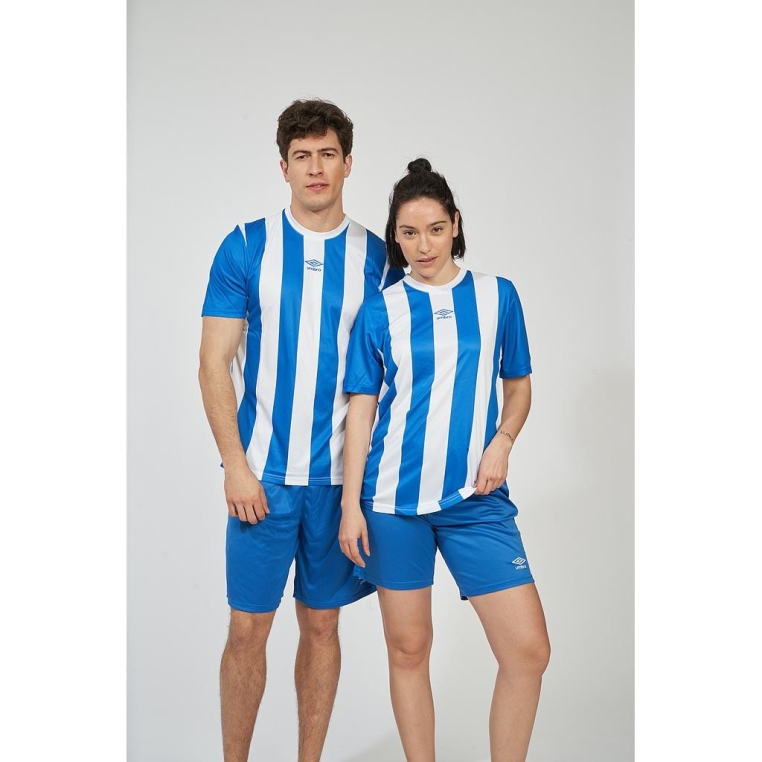 Camiseta  Brave Umbro Adulto Azul / Blanca