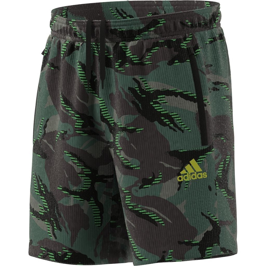 ADIDAS MEN D2M CAMO SHORT