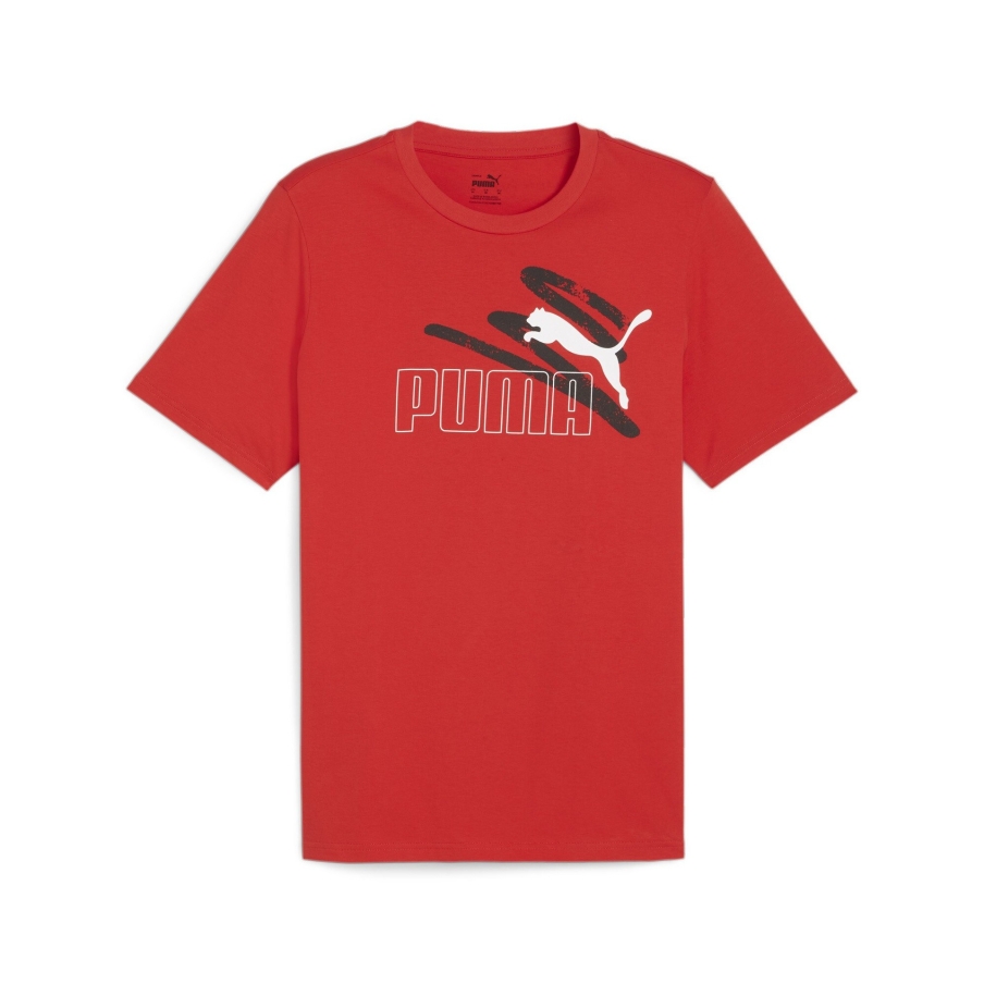 Camiseta Puma Logo Roja