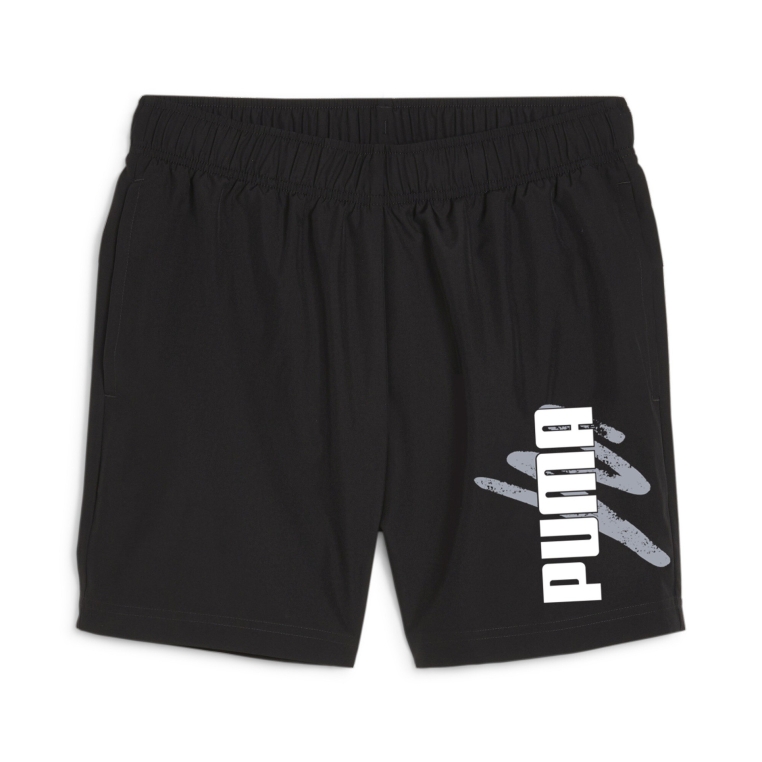 Short Puma Logo Negro