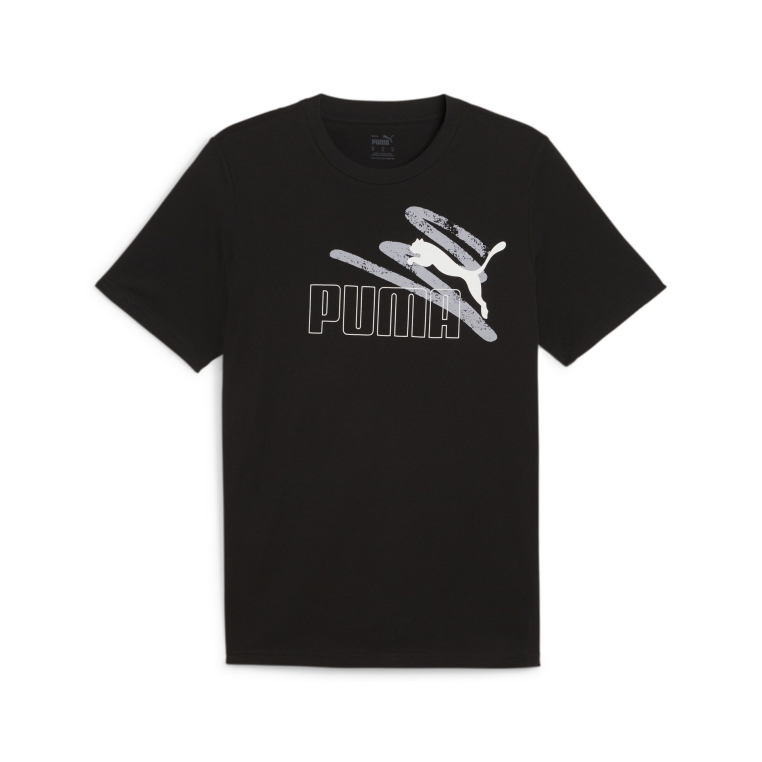 Camiseta Puma Logo Negra