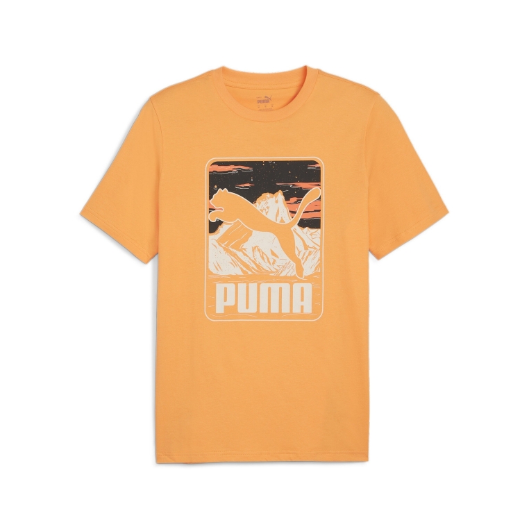 Camiseta Puma Graphics Mountain Naranja