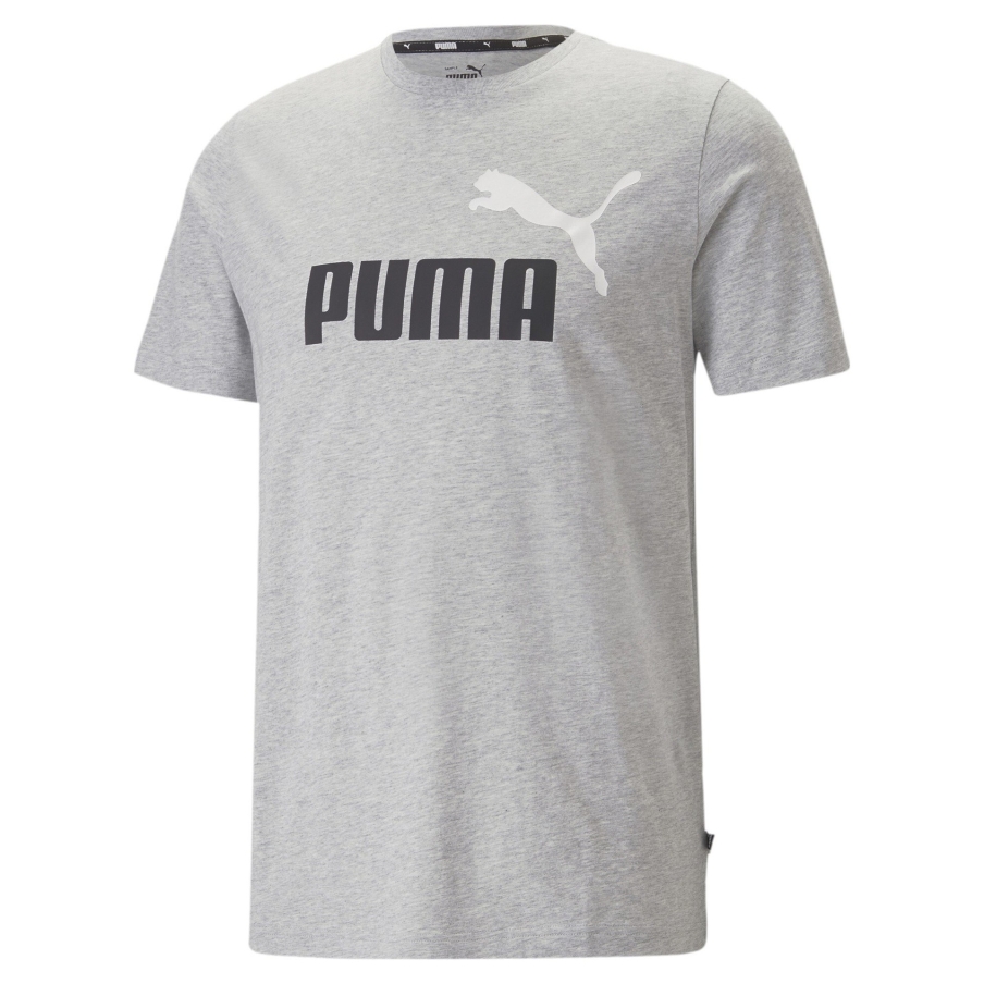 Camiseta Puma Logo Gris