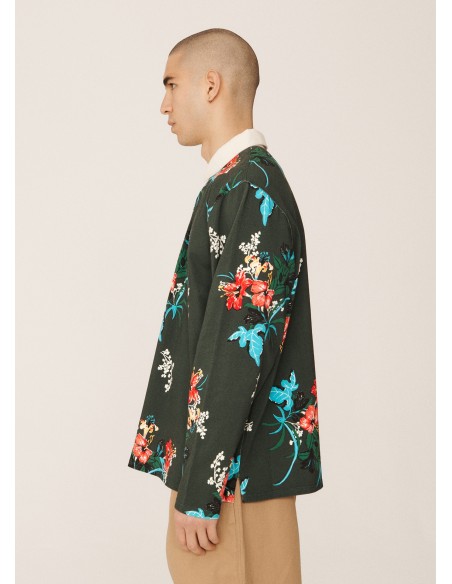 POLO UMBRO YMC Aloha Print Jersey Shirt Floral Multi