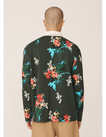 POLO UMBRO YMC Aloha Print Jersey Shirt Floral Multi