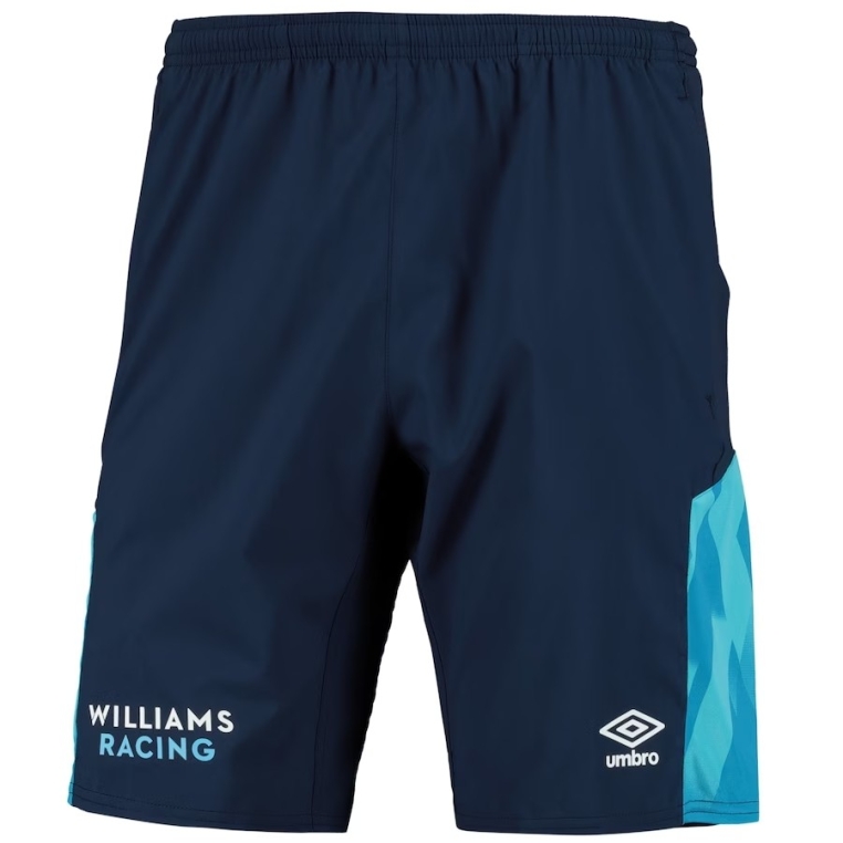 Camiseta Umbro Williams Racing Woven Short Peacoat / Diva Blue