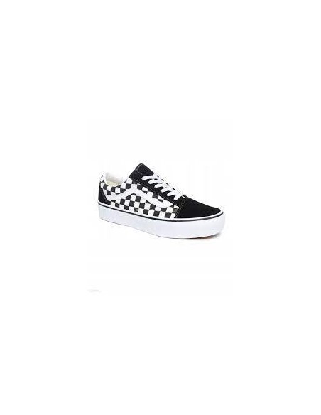 zapatilla Vans Mujer Old School Platform Negra