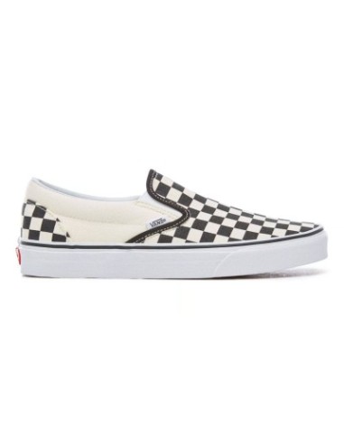 zapatillas vans mujer classic slip-on blanco y negro