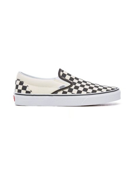 zapatillas vans mujer classic slip-on blanco y negro