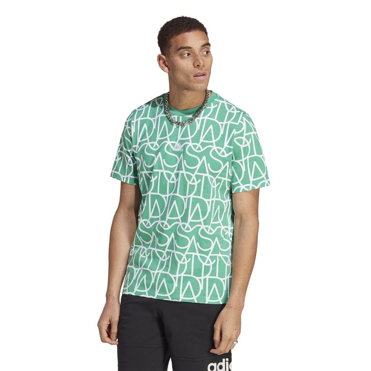 Camiseta Adidas Script Verde