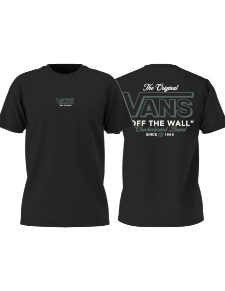 Camiseta Vans Hombre Vanstander Negra