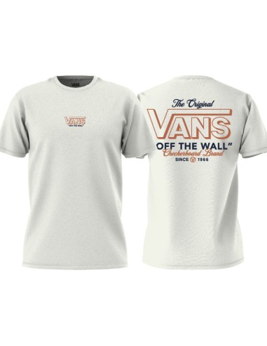 Camiseta Vans Hombre Vanstander Blanca