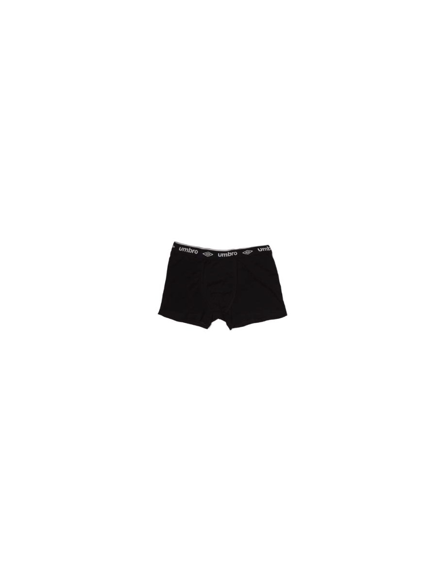 BOXER UMBRO COTTON NEGRO Y GRIS