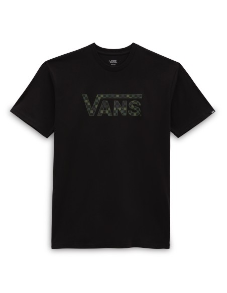 Camiseta Vans Checkered Negra