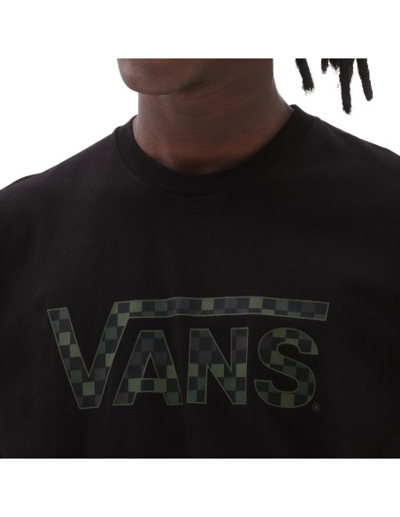 Camiseta Vans Checkered Negra