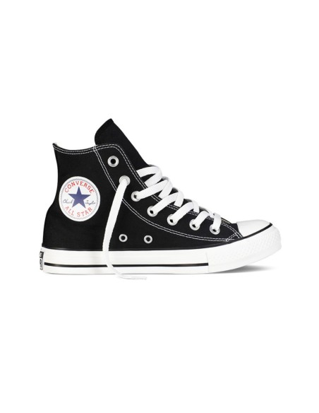 Zapatilla Chuck Taylor All HI Stars Converse Junior Negra