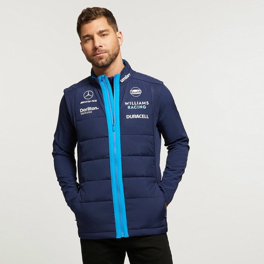 Chaqueta Umbro Racing Gilet Peacoat / Diva Blue