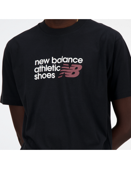 Camiseta New Balance Hombre Negra