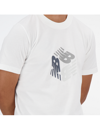Camiseta New Balance Hombre Blanca