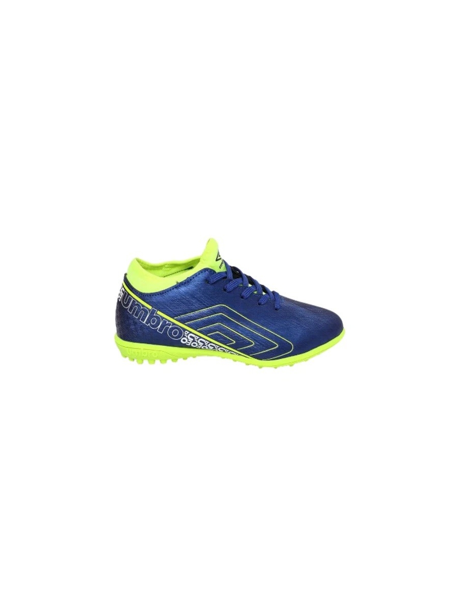 Bota de Fútbol Umbro Spirito Tf - Jnrsodalite Blue / Lime Punch / White